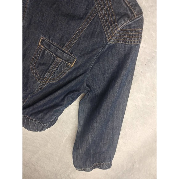 Arizona Jean Co. Vintage Cropped Zip Front Denim Jacket Women's Size M - Picture 11 of 13